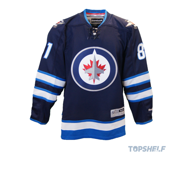 Kyle Connor Autographed and Dated 1st Goal Home Jersey #6/81 - Reebok