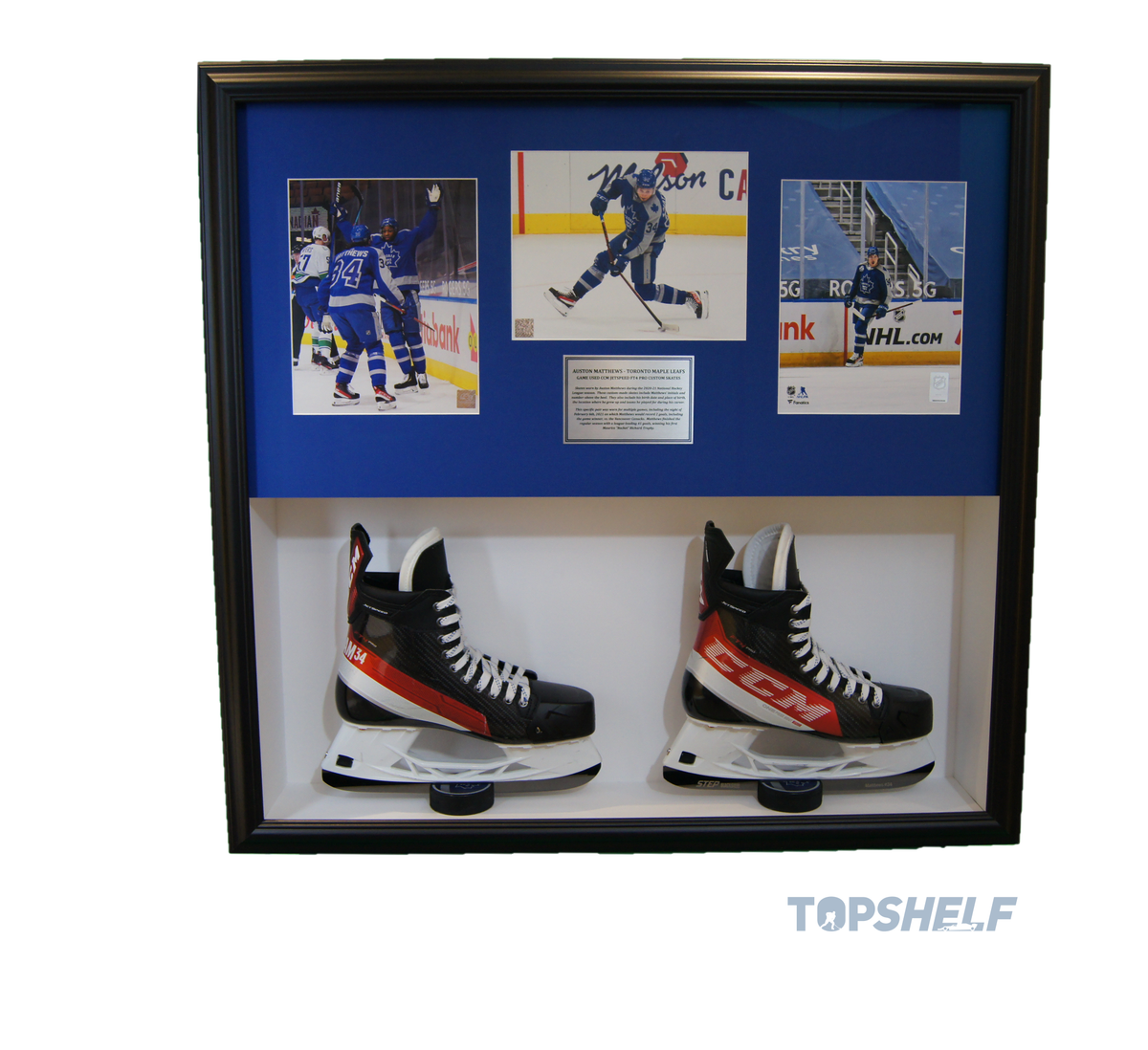 NHL - These Auston Matthews x CCM Hockey custom skates are