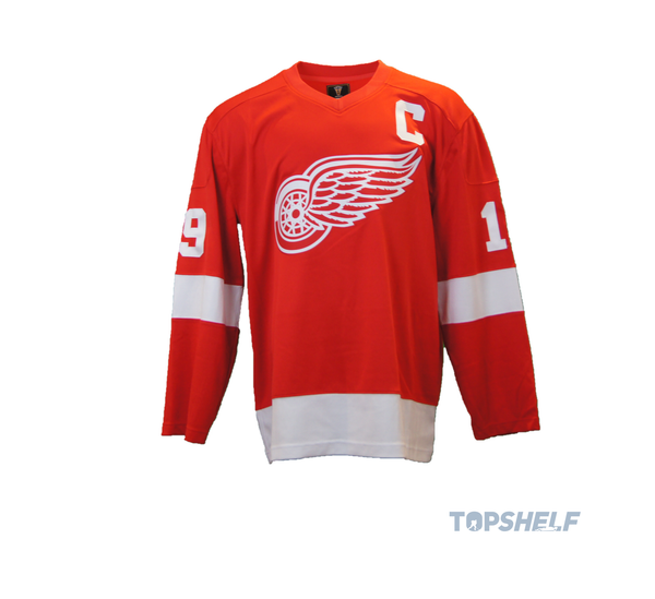 Steve Yzerman Autographed Detroit Red Wings Jersey - Vintage Fanatics
