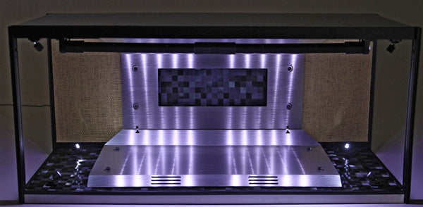 BBR 1:18 Model Display Case With LED Lights- VET01LED01