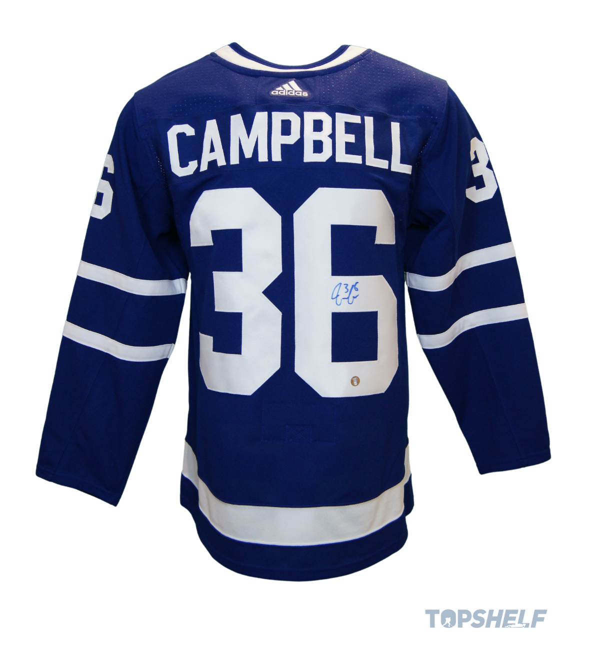 Jack Campbell Autographed Toronto Maple Leafs Home Jersey - Adidas Authentic
