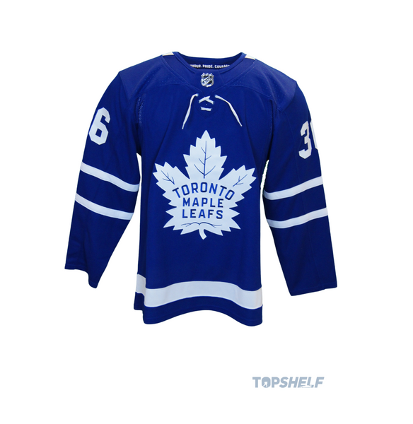 Jack Campbell Autographed Toronto Maple Leafs Home Jersey - Adidas Authentic