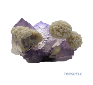 Fluorite with Barite and and Sphalerite