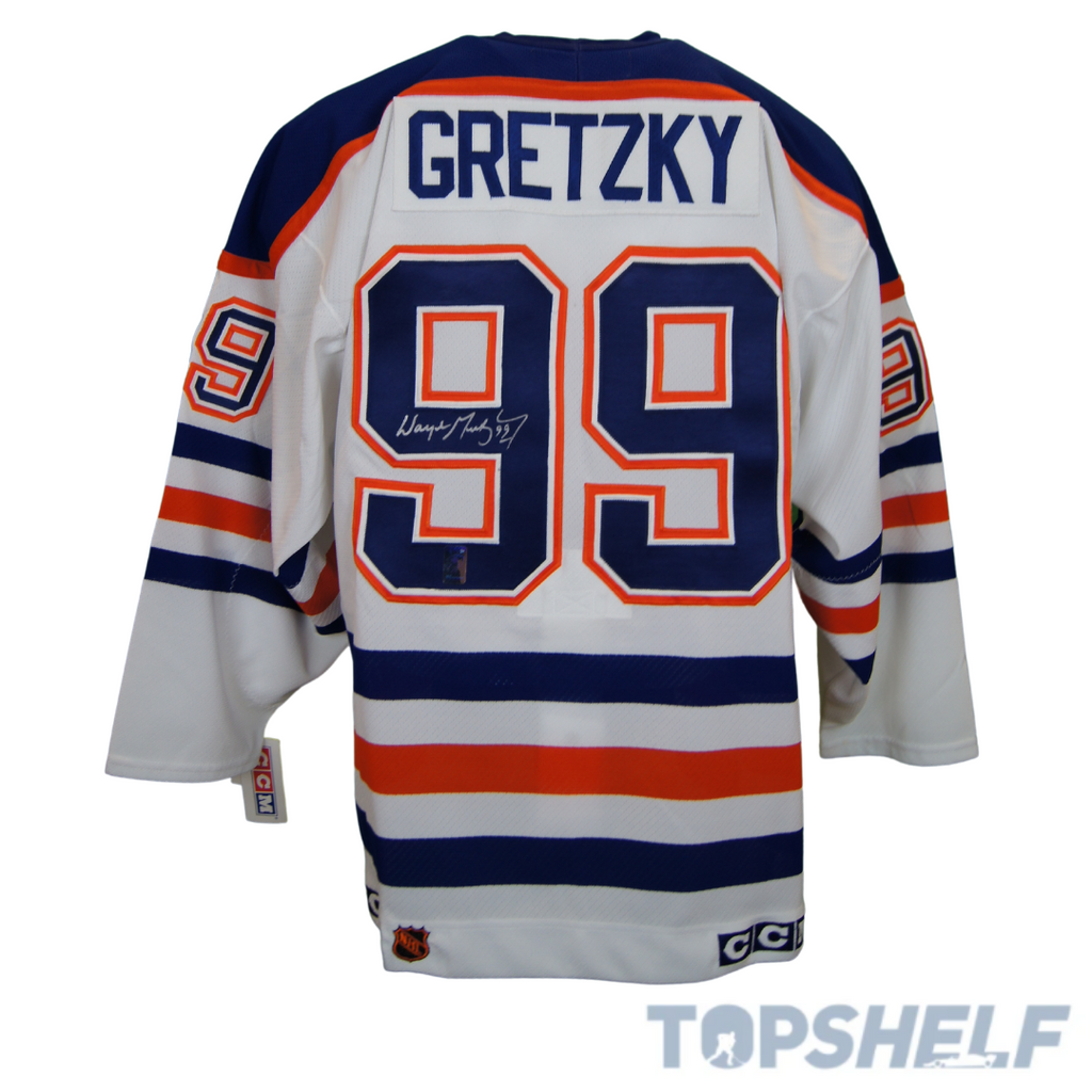 Wayne Gretzky Signed Autographed Edmonton Oilers #99 Blue Jersey