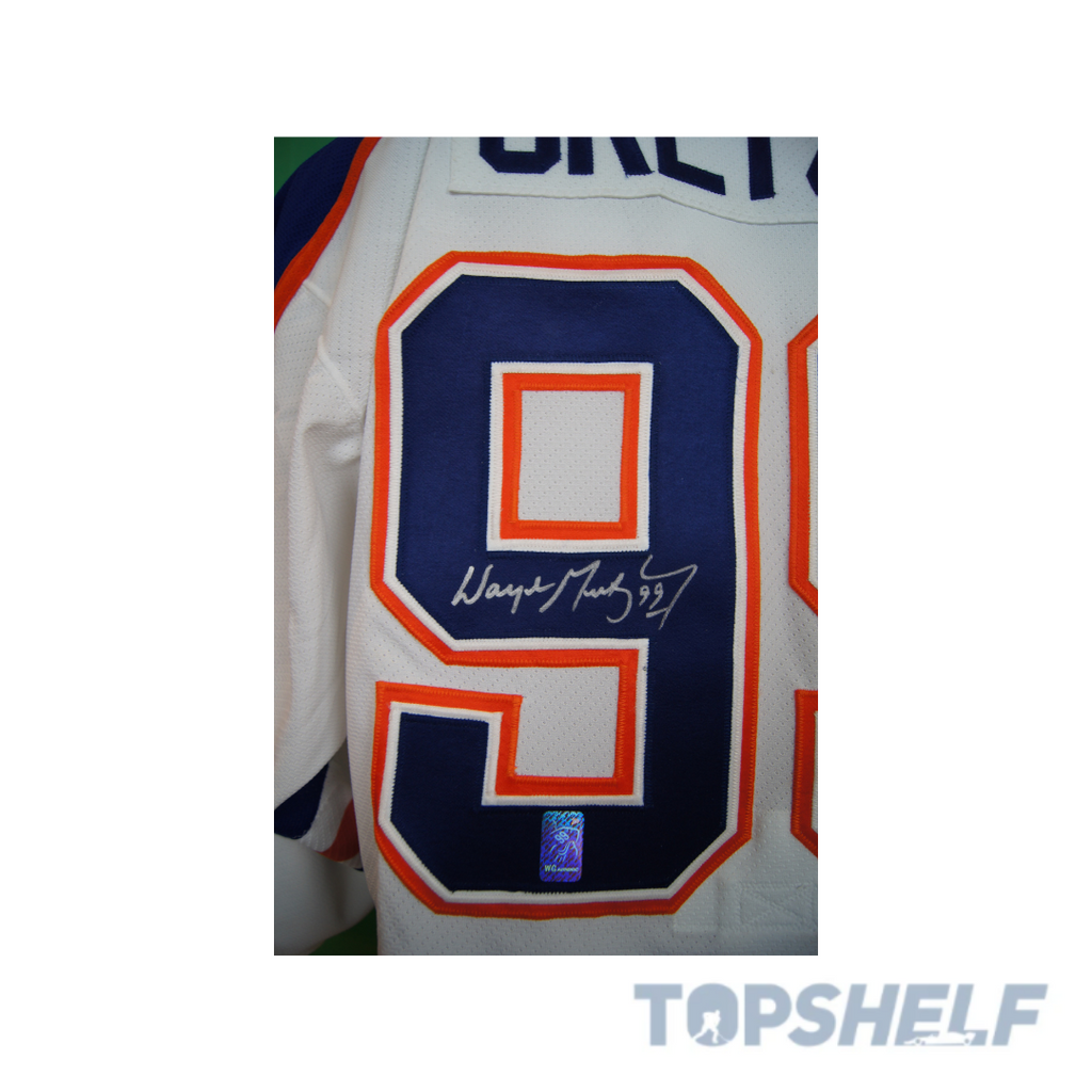 Gretzky hot sale autographed jersey