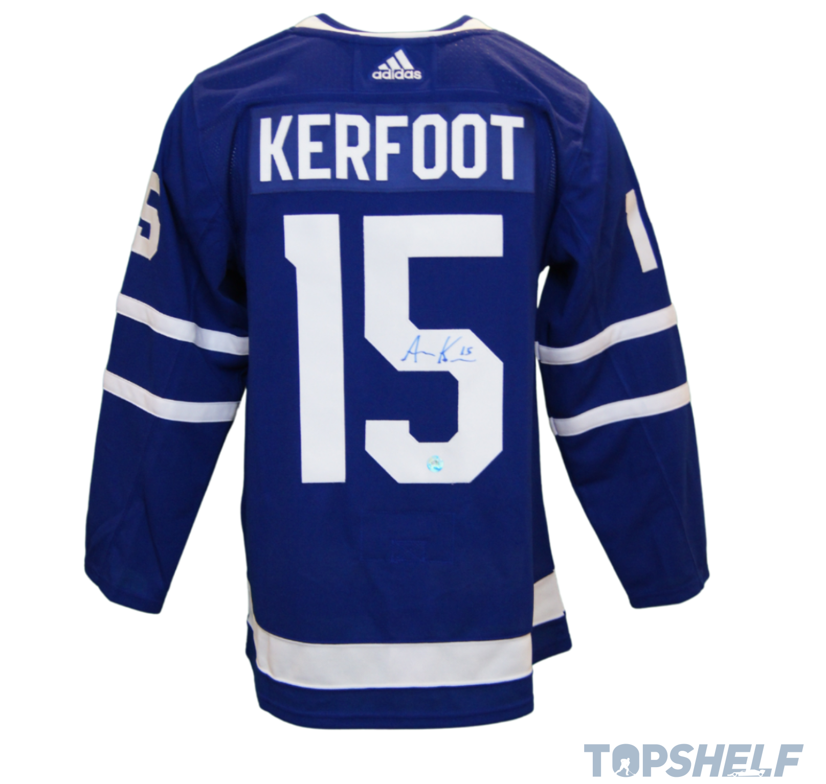 Alex Kerfoot Autographed Toronto Maple Leafs Home Jersey - Adidas Authentic