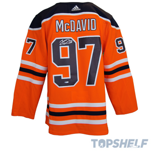 Connor Mcdavid Autographed Edmonton Oilers Home Jersey - Adidas Authentic
