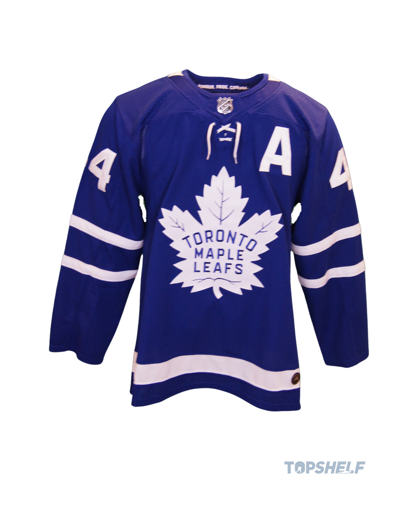 MORGAN RIELLY TORONTO MAPLE LEAFS AUTOGRAPHED ADIDAS JERSEY SZ 52