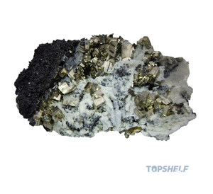 Pyrite, Calcite and Sphalerite