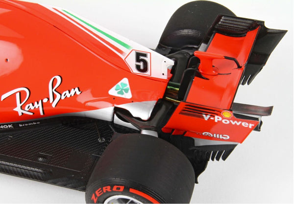 BBR 1:18 Ferrari SF71-H GP Canada 2018 S. Vettel Special Packaging with Display Case - BBR181805CANSH
